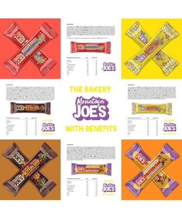 Mountain Joe's Protein Bar (12x55g) Cr me au chocolat et aux bonbons - Buy Online on GoSupps.com