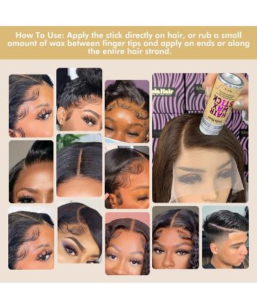 Dolahair Hair Wax Stick with 2 Lace Melting Bands | Sleek Finish Styling for Wig Flyaways & Edges - Buy Online on GoSupps.com