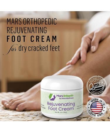 Orthopedic Rejuvenating Foot Cream for Dry Cracked Feet - Fast-Acting Moisturizing Pain Relief for Diabetic Neuropathy - Made in USA - 3 oz - Buy Online on GoSupps.com