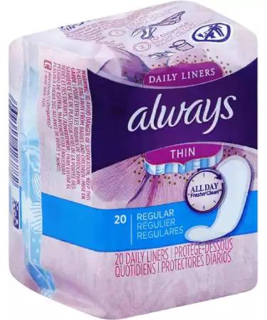 Always Thin Active 20 - Stay Fresh and Protected All Day | 1 Pack - Buy Online on GoSupps.com