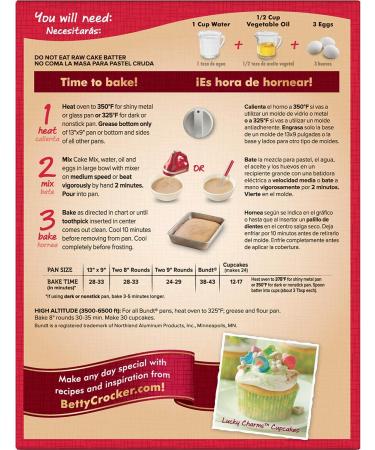 Betty Crocker Cherry Chip Cake Mix and Frosting Bundle - Cherry 4 Piece Set - Buy Online on GoSupps.com