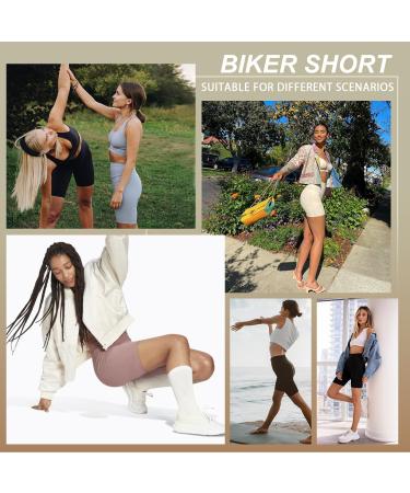 Fuelmefoot Women's High Waist Cycling Pants - Summer Yoga Shorts & Fitness Leggings - Black - Size L-XL - Buy Online on GoSupps.com