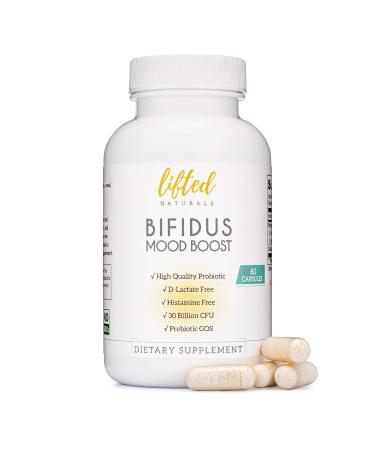 Probiotics 30 Billion CFU - Bifidus Mood Support Supplement w/prebiotics & probiotics for Women and Men - Mood & Digestion Support- Histamine Free - Natural Mood Boost - 60 Days Supply, Non-GMO - Buy Online on GoSupps.com