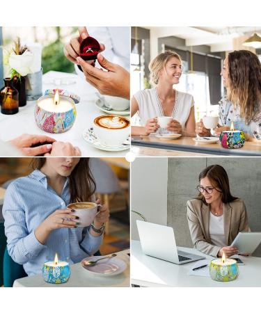 Candles Gift Set for Women - 4 Pack Scented Candle Bundle for Birthday, Anniversary, Thank You Gift - Floral Scents for Stress Relief, Relaxation, and Meditation - Buy Online on GoSupps.com