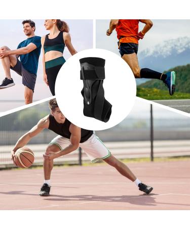 VOCOSTE Ankle Support Brace - Elastic Compression Sleeve for Pain Relief & Stabilization - Black XL Size - Buy Online on GoSupps.com