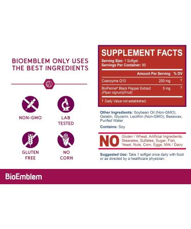 BioEmblem Triple Magnesium Complex and Beauty Probiotics for Women and CoQ10 with BioPerine - Buy Online on GoSupps.com