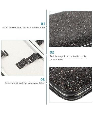 FOMIYES Box Tweezers Storage Bag Eyelash Tweezers Box Eyelash Tweezers Holder Storage Container Tweezers for Black 15.5x8cm Centimeter 15.5x8cm Black - Buy Online on GoSupps.com