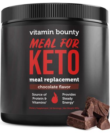 Vitamin Bounty  Meal for Keto Shake Whey Protein & MCT Oil - Chocolate - 14 Servings