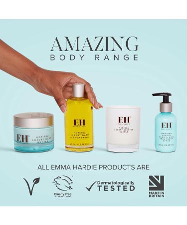 Emma Hardie Moringa Luxury Bath & Shower Oil - 50ml Body Skin Care with Grape Seed, Sweet Almond, and Orange Peel Oils - Buy Online on GoSupps.com