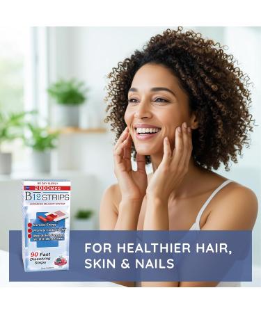 Essential Source 2 000 mcg Methylcobalamin Vitamin B12 Sublingual Energy Strips | Biotin B6 5-MTHF L-Methylfolate | Sublingual B12 Vitamins Folate | Energy Brain Health Nerve Function - 90 Strips 90 Count (Pack of 1) - Buy Online on GoSupps.com