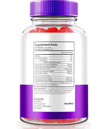 Ultra Quick Keto ACV Gummies - All Natural 1000MG Supplement | Premium Keto + ACV Formula | Official Reviews (60 Gummies - Buy Online on GoSupps.com