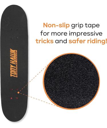 Tony Hawk Signature Series 3 Skateboard | Pro Trucks | Full Grip Tape | 9-Ply Maple Deck | Ideal for All Experience Levels - Buy Online on GoSupps.com
