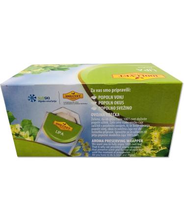  UPSY Alpine Mountain Herbal Tea Linden Herbal Tea 4 Packs of 20 Bags (80 Tea Bags) - Buy Online on GoSupps.com