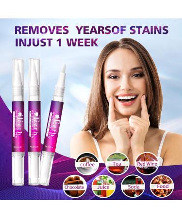 Professional Teeth Whitening Pen (3 Pack) - Fast, Effective & Painless - No Sensitivity - Natural Mint Flavor - Travel-Friendly - Buy Online on GoSupps.com
