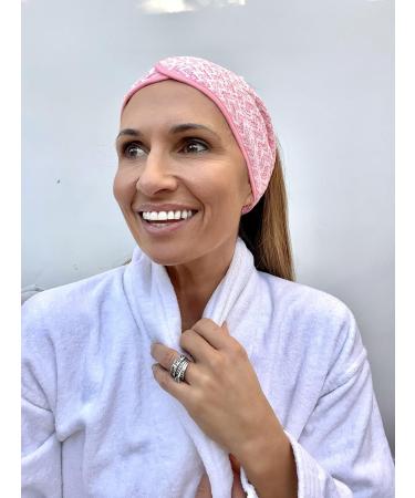 Pop Mask Pink Spa Headband | Soft Adjustable Microfiber for Skincare | Super Absorbent & Gentle on Sensitive Skin - Buy Online on GoSupps.com