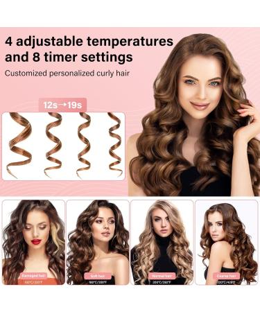 Automatic 26mm Curling Iron - Long-lasting Curls for All Hair Types | Negative-Ion Technology | White - Buy Online on GoSupps.com