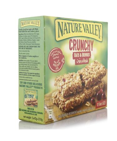 Nature Valley Barrettes granola croustillantes Avoine et baies - 5 x 42 g