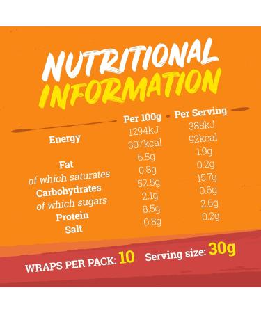  Gran Luchito Gran Luchito 7 x Mexican Soft Taco Tortilla Bandages 300g Taco Parties - Buy Online on GoSupps.com