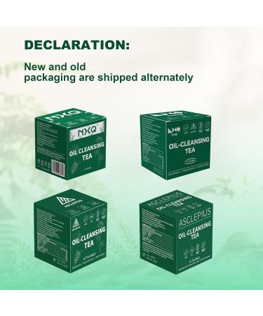 NXQ Oil Cleansing Tea: Oil Removing Tea Blended with Natural Chinese Herbs Including Winter Melon Lotus Leaf and Cassia Seed-Bloating Support for Women & Men-wellness Herbs tea - Buy Online on GoSupps.com