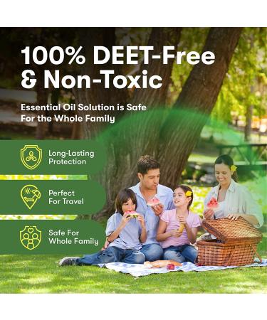 BugMD Buzz Shield Mosquito Repellent Spray - DEET-Free Body and Tick Insect Repellent - Natural Outdoor Bug Spray for Kids and Adults - Buy Online on GoSupps.com
