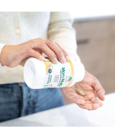 Raise Them Well Mom Multi+ Daily Multivitamin for Women with Active Folate Adaptogens & Bacopa Energy Stress & Cognitive Support 120 Veggie Capsules - Buy Online on GoSupps.com