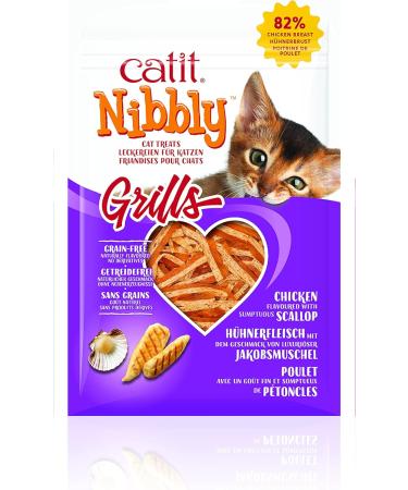 Catit Nibbly Jerky Chicken and Fish Recipe + Catit Nibbly Grills Chicken and Scallop Recipe (1 oz each) Chicken and Fish + Chicken and Scallop - Buy Online on GoSupps.com