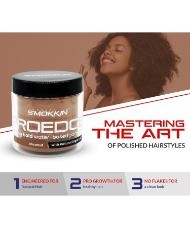 Pro Edge Hair Styling Gel - Alcohol Free Strong Water-Based Pomade (Coconut 16 Fl oz) - Stylish Hair Gel for All Hair Types - Buy Online on GoSupps.com