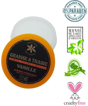 Monoi de Tahiti Milking Grease for a Perfect Tan - Self-Tanning - Comptoir du Monoi - for Face and Body - Made in France - 125 ml pot - Buy Online on GoSupps.com