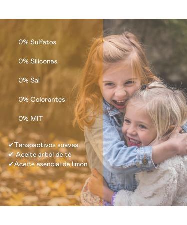 Preventive Shampoo for Kids | Valquer Laboratorios | Lice Prevention with Tea Tree Oil | Vegan & 300ml | Safe for School Use - Buy Online on GoSupps.com