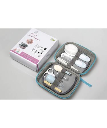 Little Angel Baby Grooming Kit  Baby First Aid Kit  Baby Care Kit Nursery Kit Baby Care  10PCS Baby Hair Brush | Nail Clipper | Nose Cleaner | Finger Toothbrush | Nail Scissors | Manicure Kit Blue - Buy Online on GoSupps.com