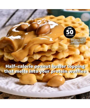 Wonderspread Half-Calorie Gourmet Peanut Butter - 100 Calories, 1g Net Carbs, No Palm Oil - 12 Oz - Buy Online on GoSupps.com