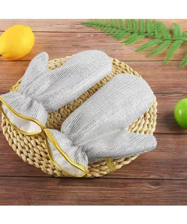 BAMFY 2 Pairs Non-Slip Fiber Dishwashing Gloves for Kitchen Cleaning and Cooking Household Gloves - Buy Online on GoSupps.com