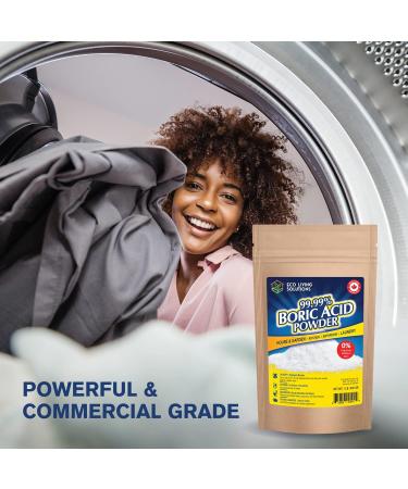 99.99% Pure Boric Acid Powder – Horticultural Use Multi-Purpose Cleaner Laundry & Bathroom Additive - Commercial Strength 15 Oz - Buy Online on GoSupps.com