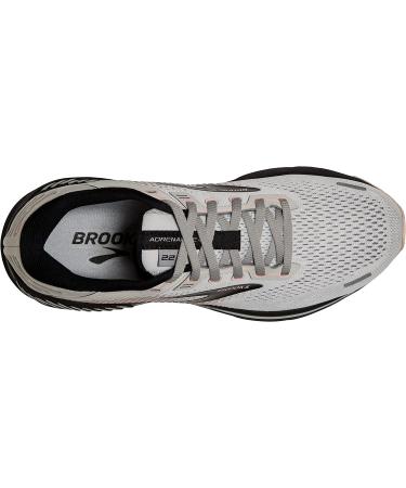 Brooks Adrenaline GTS 22 Women's Sneakers - Moulded Foam Insole, Lace-Up Closure, Comfortable Fabric Lining - Size 8.5 Grey/Rose/Black - Buy Online on GoSupps.com