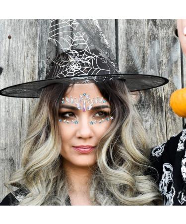 Hair Rhinestones & Eye Body Stickers | 4 Sheets of Face & Eyebrow Gems for Glam Looks - Buy Online on GoSupps.com