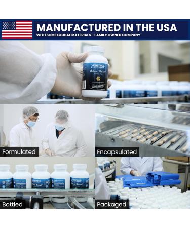 Nutricel Methylene Blue Capsules - Pharmaceutical Grade Supplement - Trusted Made in America Brand - 12mg (USP Reference Compliant) with Vitamin C Ester Enhanced Absorption - Third Party Tested (60ct) - Buy Online on GoSupps.com