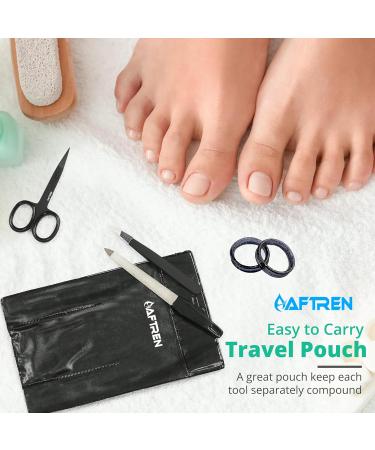 J2 Professional Nail Scissors Stainless Steel Manicure Scissors Sharp Curved Blade Cuticle Scissors Beauty Toenail Scissors for Women Men 4 inch Black - Buy Online on GoSupps.com