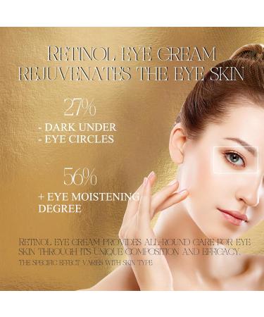 Retinol Dark Circle Eye Cream - Eye Cream for Eye Bags Remover - Eye Cream Anti Aging - Fade Lines Moisturizes around Eyes - Anti Wrinkle and Leave Eye Skin Smooth - Buy Online on GoSupps.com