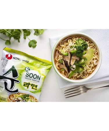 NONGSHIM Instant Noodles Soon Veggie - Multipack (20 x 112g) - Buy Now for Fast International Shipping! - Buy Online on GoSupps.com