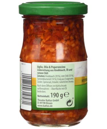 Kattus Pesto Aglio Olio & Peperoncino - Pack of 2 (2 x 190g) | Premium Italian Pesto for Gourmet Dishes | International Shipping - Buy Online on GoSupps.com