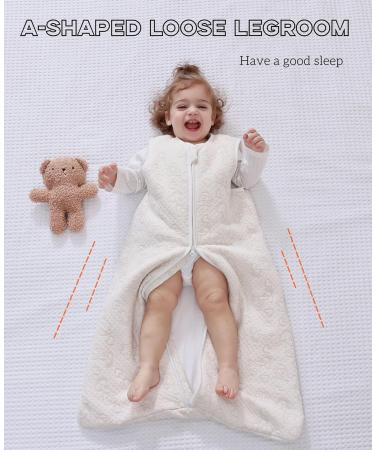 Chilsuessy Baby Sleeping Bag 2.5 Tog | 100% Cotton Nursery Bedding | Khaki Giraffe Design | 110cm/3-4 Years - Buy Online on GoSupps.com