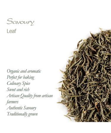 Organic Savory Herb 100g - Premium Quality Culinary Whole Leaf Spice - Buy Online on GoSupps.com