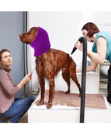 CoBee Soothing Earmuffs for Dogs | Noise Protection Ear Flap Head Wrap - XL Violet | Comfort & Care for Bathing - Buy Online on GoSupps.com