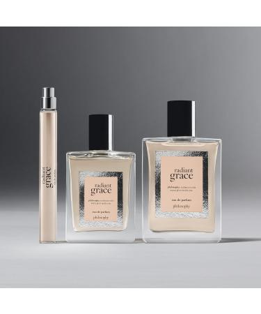 philosophy radiant grace eau de parfum - warm & floral women's perfume - with notes of carmelized sandalwood jasmine & black cherry - long lasting fragrance 4 Fl Oz (Pack of 1) - Buy Online on GoSupps.com