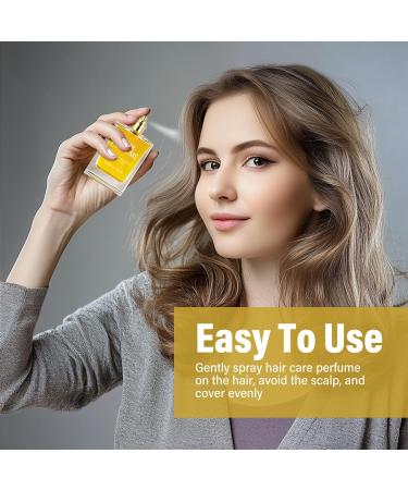 Hair Perfume Hair Essential Oil Perfume for Women Pheromone Fragrance for Dry Damaged Hair Hair Mist with Anti Frizz Nourishing Premium and Long-lasting Scent - Buy Online on GoSupps.com