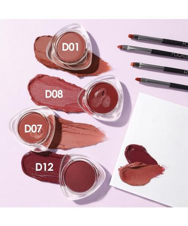 FOCALLURE Velvet-Hazy Matte Dual-Use Cheek Lip Mud - High Pigment Lipstick Blush - Buy Online on GoSupps.com