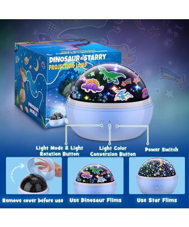 Qukir Star Dinosaur Projector - Fun Dinosaur Toy for Boys Ages 1-14 | Perfect Gift for 3-8 Year Olds | Dinosaur Night Light and Room Decor - Buy Online on GoSupps.com