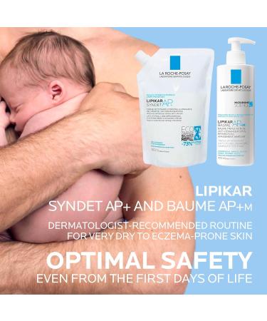 La Roche-Posay Body Wash & Refill Pack Lipikar Syndet AP+ Anti-Itch Body Wash For Eczema-prone Skin with Shea Butter & Niacinamide Fragrance Free Suitable for Sensitive Skin 400ml & Refill BUNDLE: 400mL & REFILL pack of 2 - Buy Online on GoSupps.com