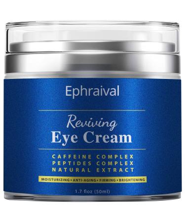Men's Eye Cream, Eye Cream for Dark Circles and Puffiness, Anti-aging Caffeine Eye Cream for Men, Brightens, Reduces Puffiness, Dark Circles, and Fine Lines, Eye Treatment for Men Women