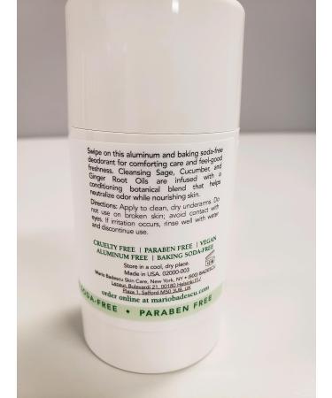 Mario Badescu Deodorant | Aluminum & Baking Soda-Free | Long-lasting Freshness with Skin-Loving Botanicals | 2.4 FL. OZ - Ideal for Daily Use - Buy Online on GoSupps.com